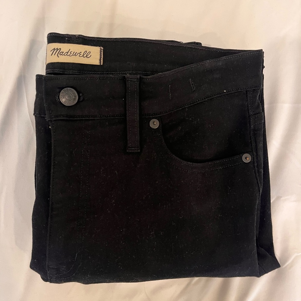 Madewell Women's Black Skinny Jeans (size 31)
